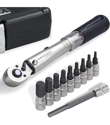 Amazon.com: Venzo 1/4 Inch Drive Click Torque Wrench Set 2